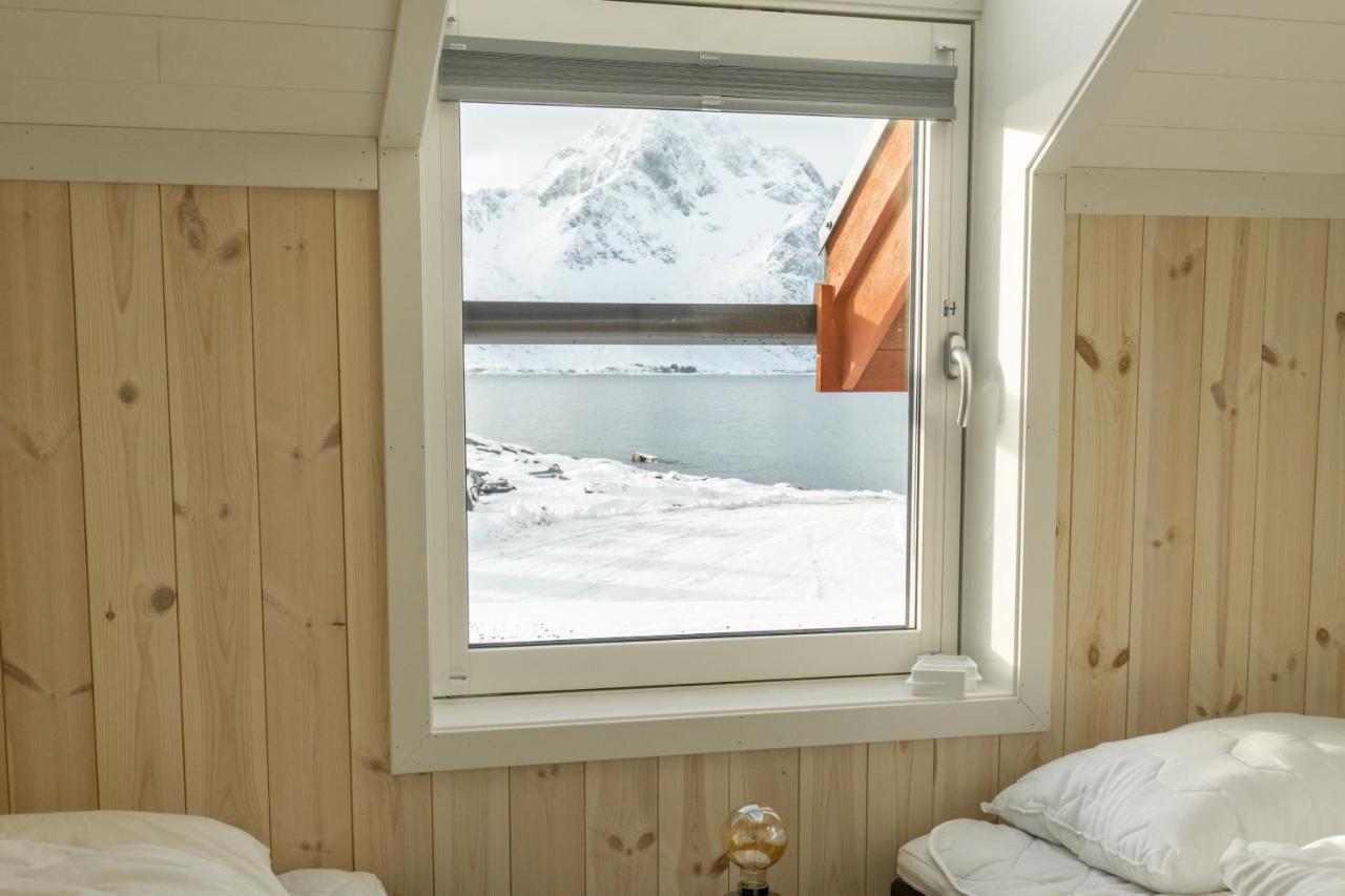 Gravdal  Brand New Nappstraumen Seaview Cabinヴィラ エクステリア 写真